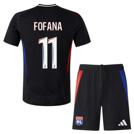 Olympique Lyonnais Malick Fofana 11 Barn Bortedrakt 2024-25 Kortermet